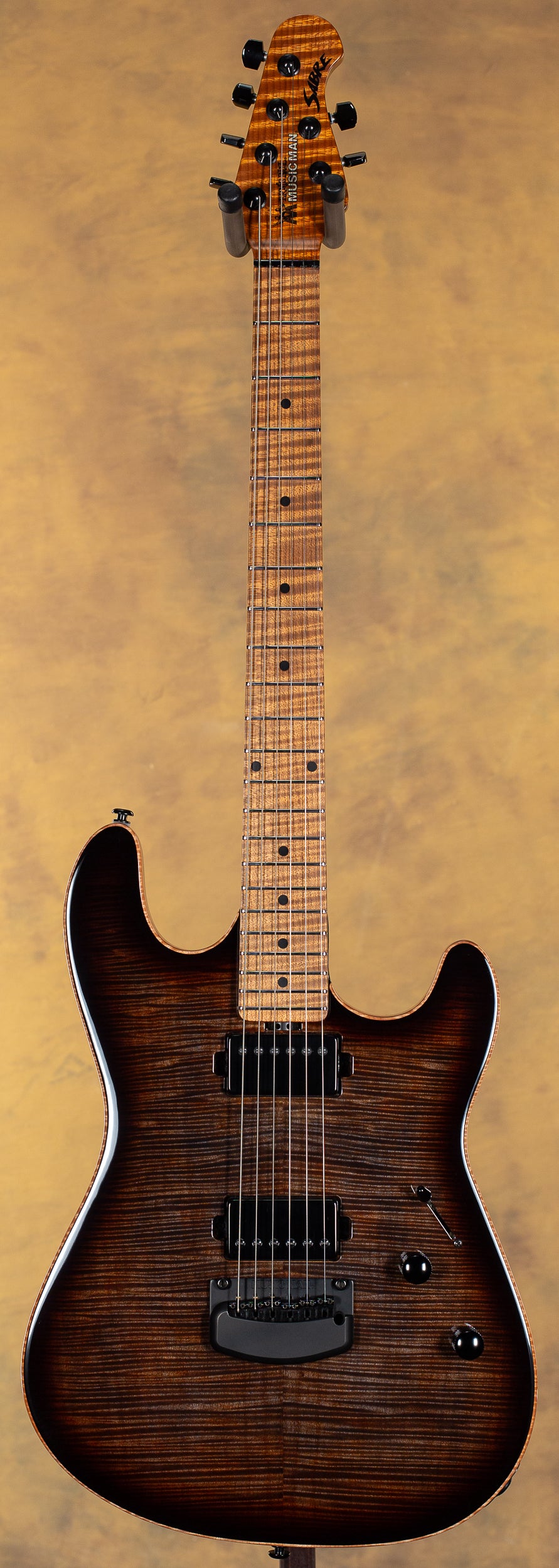 2020 Ernie Ball Music Man Sabre Cobra Burst w/ Neck Repair