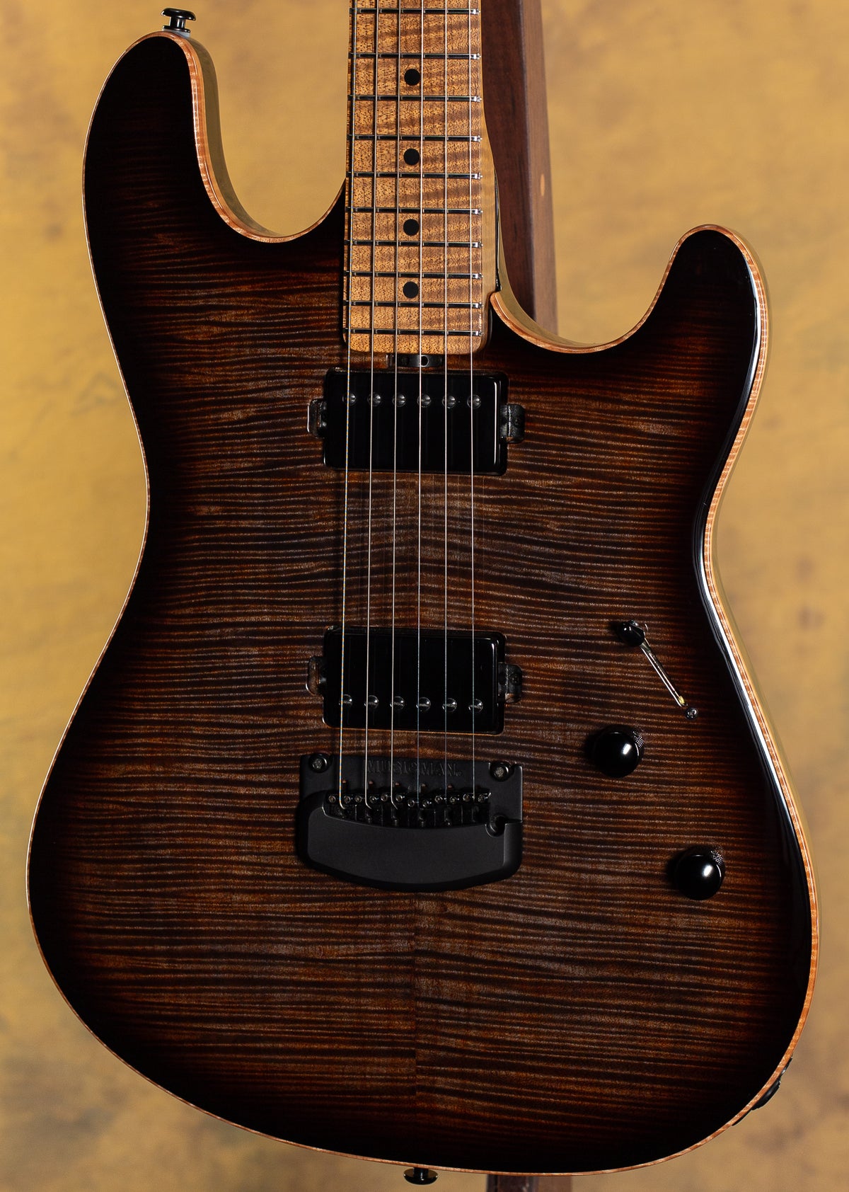 2020 Ernie Ball Music Man Sabre Cobra Burst w/ Neck Repair