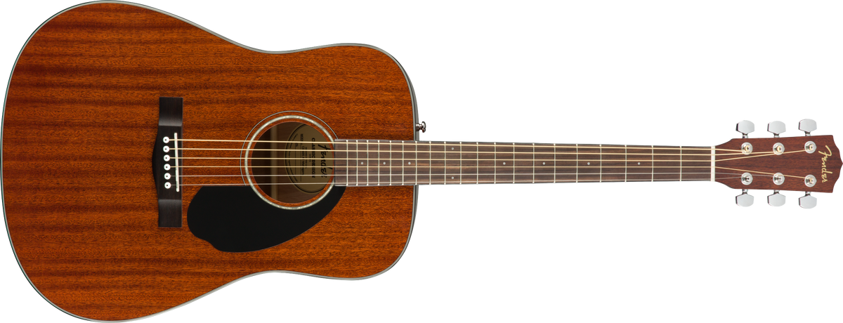Fender CD-60S Dreadnought, Walnut Fingerboard, All-Mahogany (406)