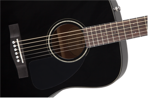 Fender CD-60 Dreadnought V3 w/Case, Walnut Fingerboard, Black (878)
