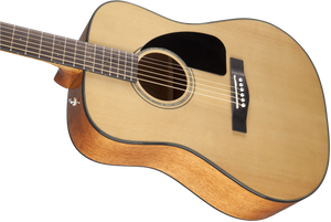 Fender CD-60 Dreadnought V3 w/Case, Walnut Fingerboard, Natural (155)