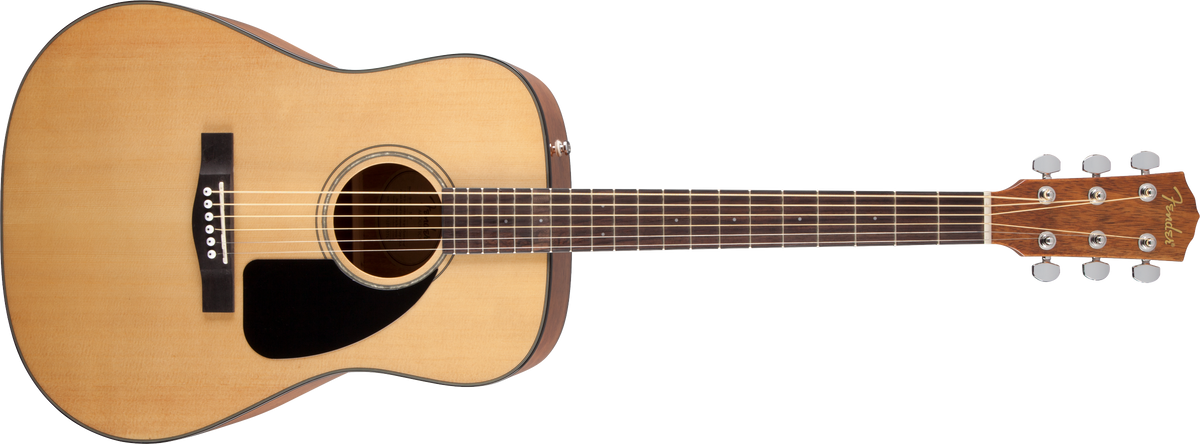 Fender CD-60 Dreadnought V3 w/Case, Walnut Fingerboard, Natural (918)