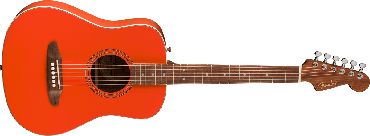 Fender California Standard Redondo Mini with Bag, Spruce Top, Fiesta Red (138)