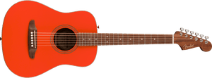 Fender California Standard Redondo Mini with Bag, Spruce Top, Fiesta Red (138)