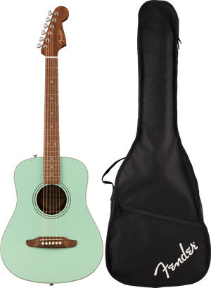 Fender California Standard Redondo Mini with Bag, Spruce Top, Surf Green (870)