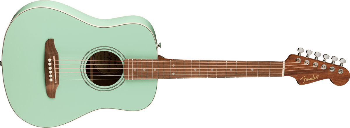 Fender California Standard Redondo Mini with Bag, Spruce Top, Surf Green (870)