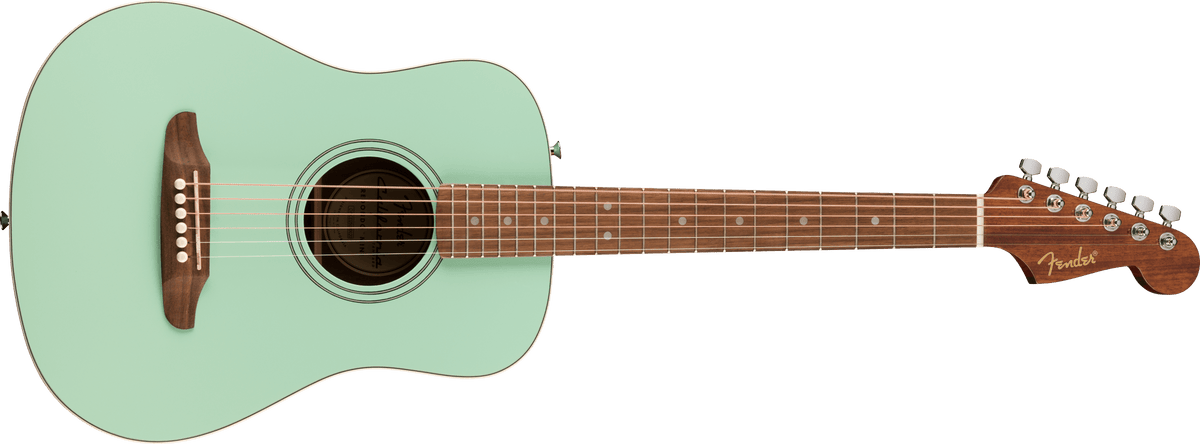 Fender California Standard Redondo Mini with Bag, Spruce Top, Surf Green (870)