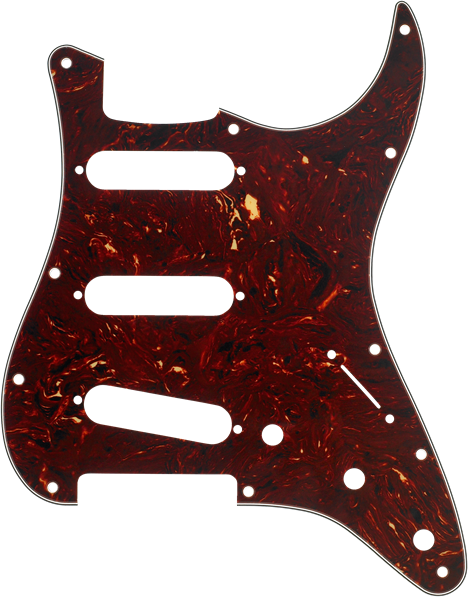 Fender Pickguard, Stratocaster, 11-Hole, Tortoise Shell