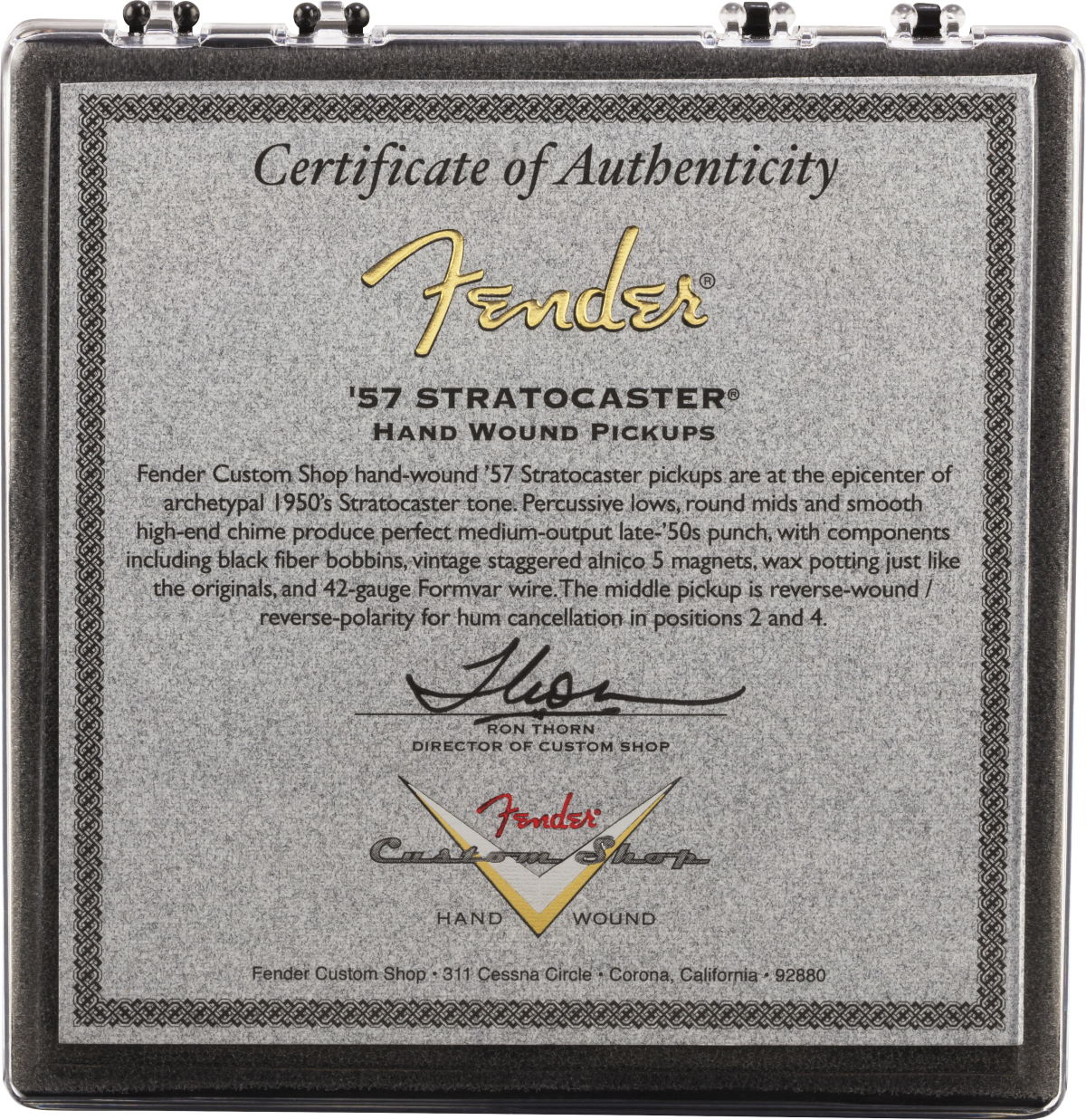 Fender CUSTOM SHOP HAND-WOUND '57 STRAT® PICKUP SET