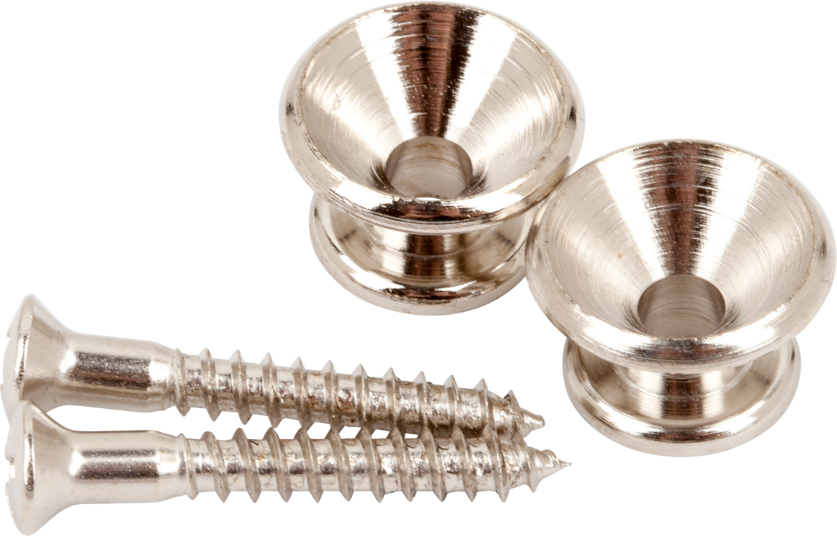Fender Pure Vintage Strap Buttons, Nickel (2)