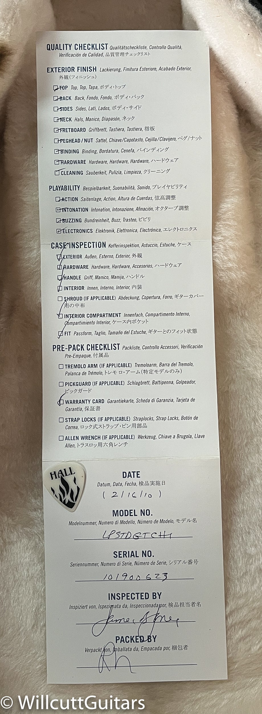 2010 Gibson Les Paul Standard Goldtop Underwood Aged