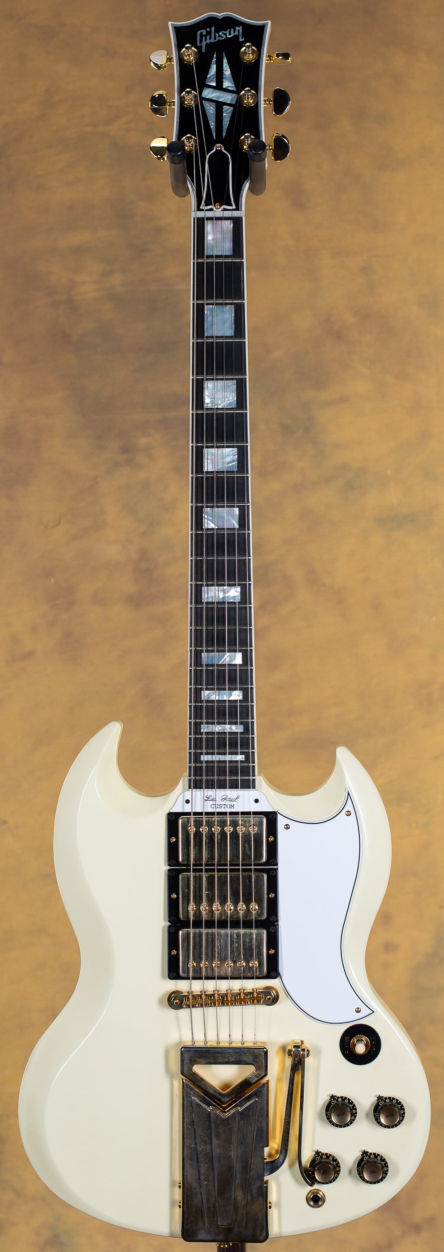 2021 Gibson 60th Anniversary 1961 SG Les Paul Custom VOS Polaris White