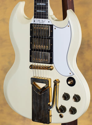 2021 Gibson 60th Anniversary 1961 SG Les Paul Custom VOS Polaris White