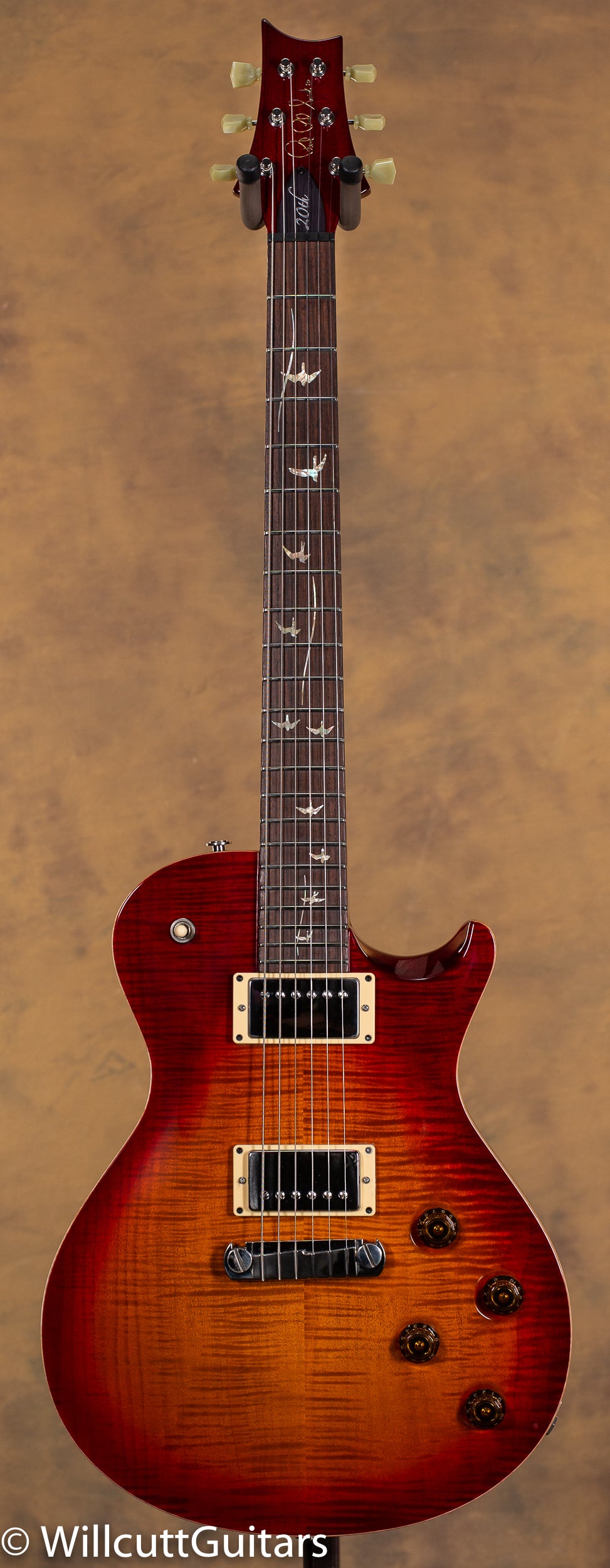 PRS Singlecut 20th Anniversary 10 Top Dark Cherry Burst - Willcutt