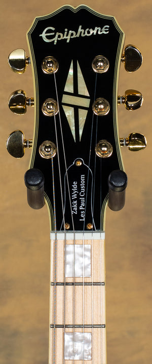 2011 Epiphone Zakk Wylde Bullseye Camo Les Paul Custom w/ Case