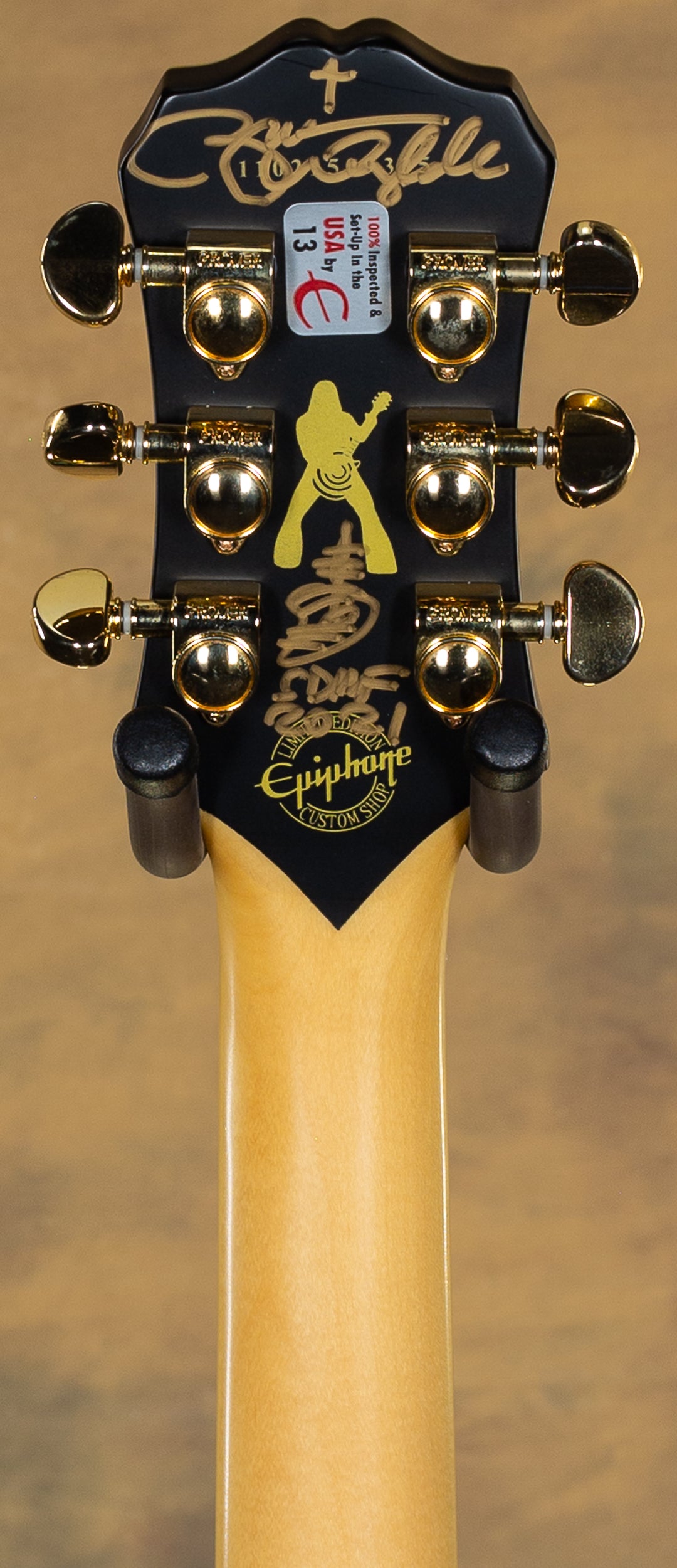 2011 Epiphone Zakk Wylde Bullseye Camo Les Paul Custom w/ Case