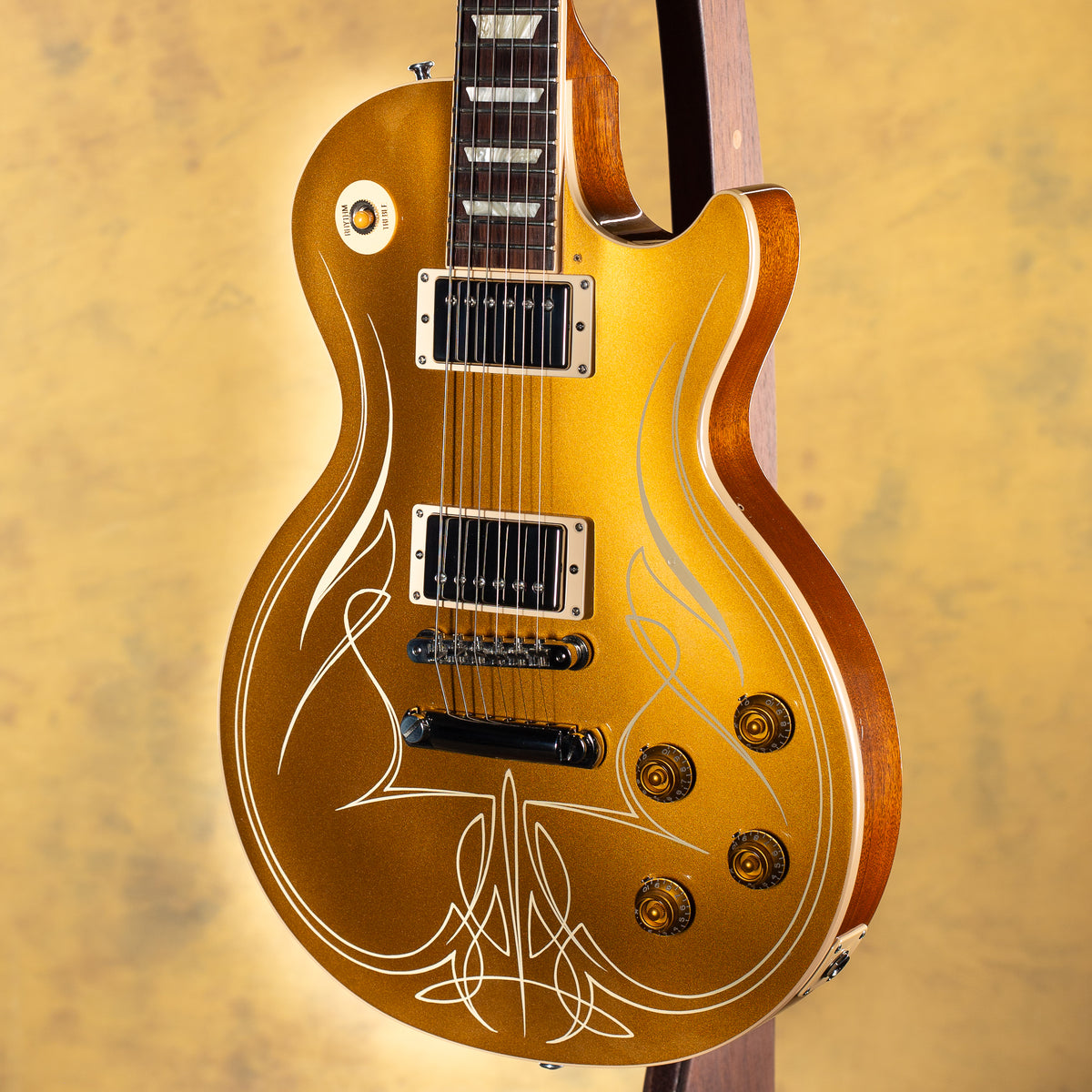 2019 Gibson Les Paul Standard '50s Goldtop Aftermarket Pinstripe