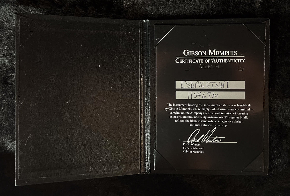 2016 Gibson Memphis ES-335 Gold Top