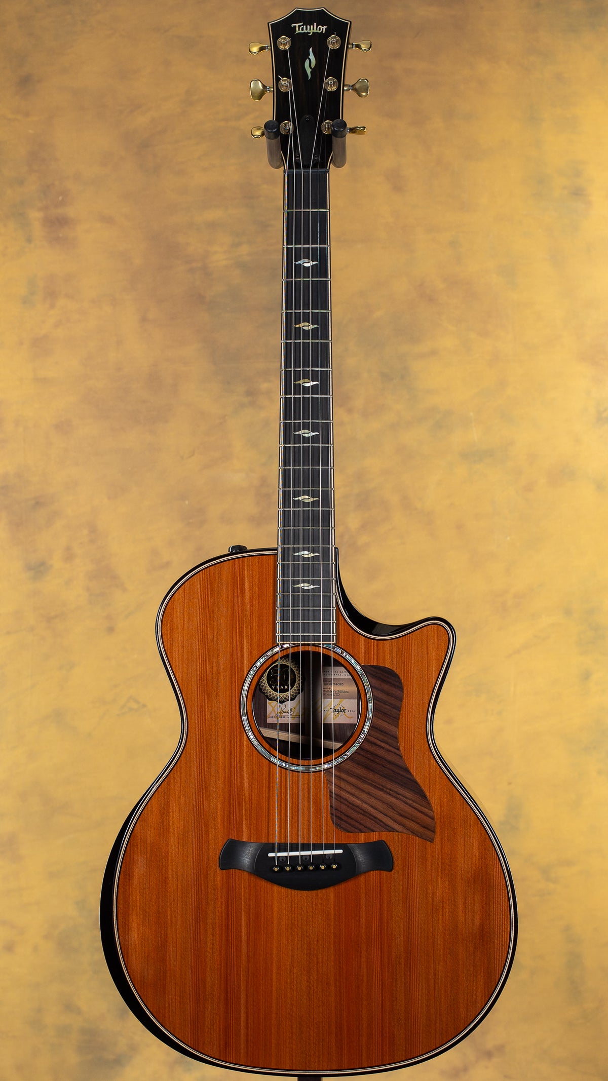 2024 Taylor Builder's Edition 814ce LTD 50th Anniversary Redwood Indian Rosewood
