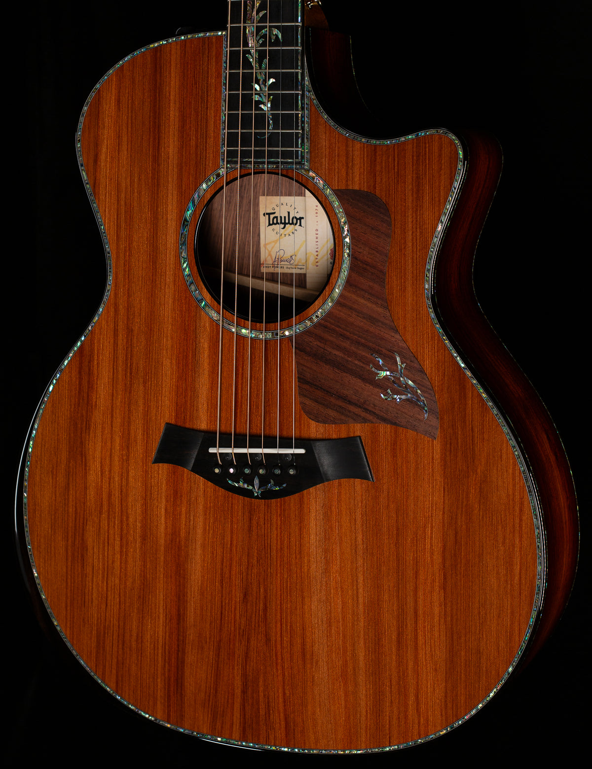 Taylor Presentation Series Grand Auditorium PS14ce Honduran Rosewood/Sinker Redwood, V-Class Bracing (077)