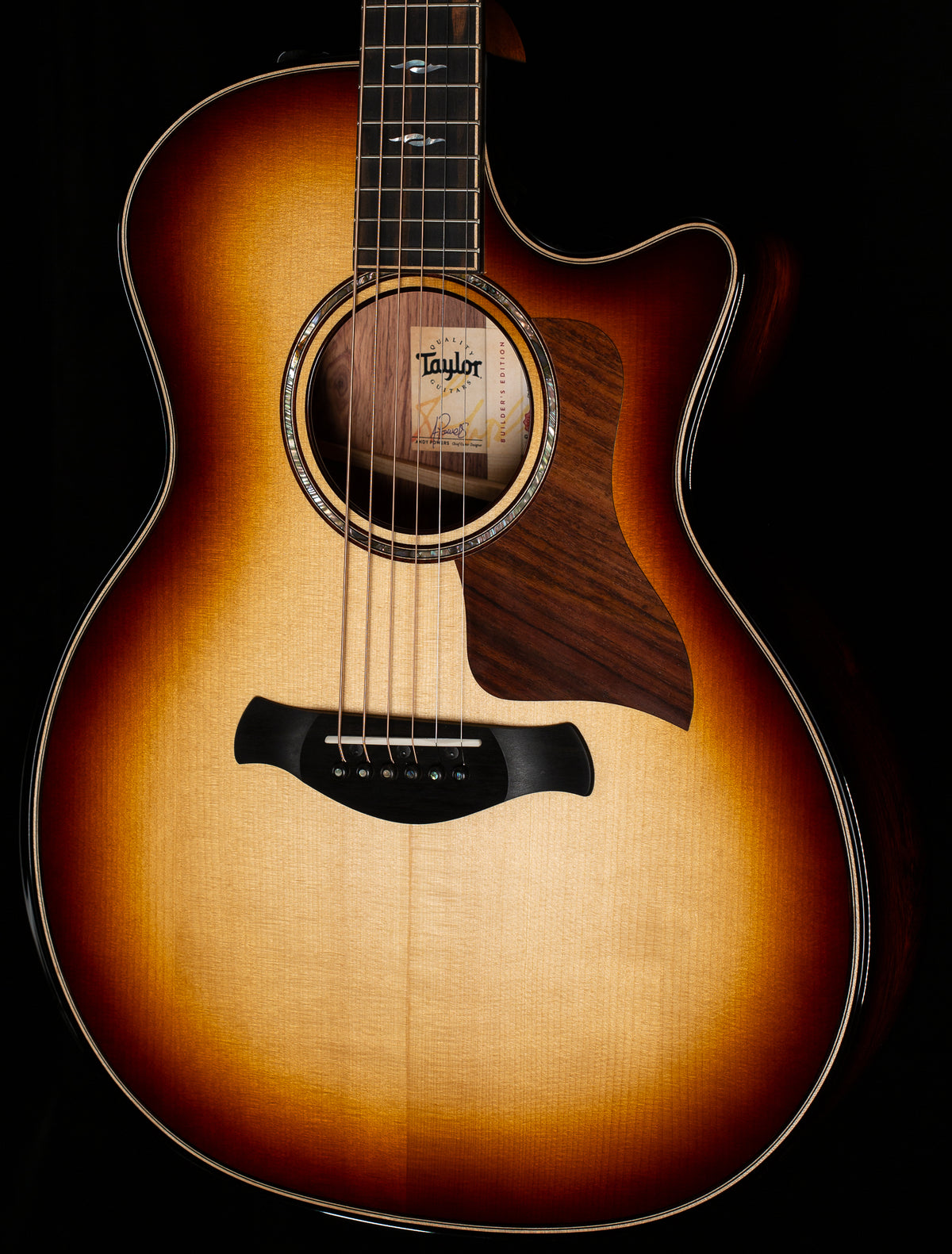 Taylor Builder&#39;s Edition 814ce Honduran Rosewood/Adirondack Spruce Shaded Edge Burst (004)