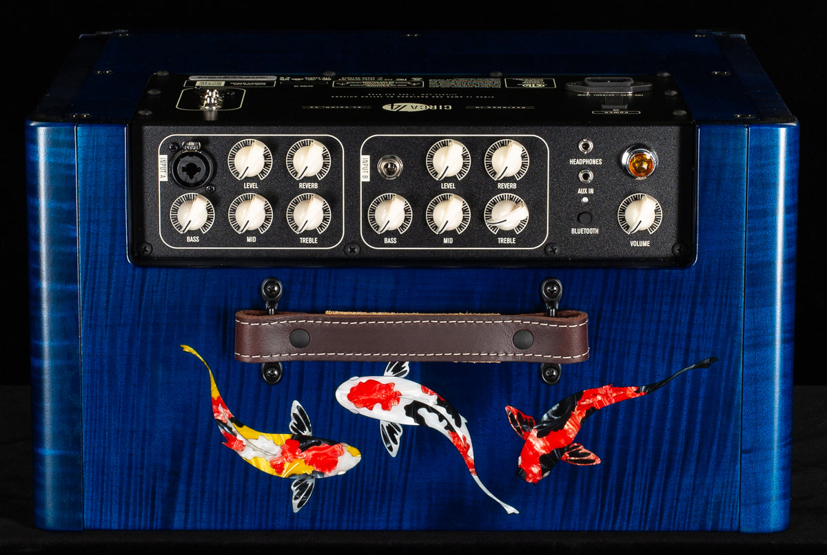 Taylor 2025 Custom #41 Koi C17e Acoustic-electric Guitar &amp; Circa 74 Koi Amp Bundle, Living Jewel Blue (074)