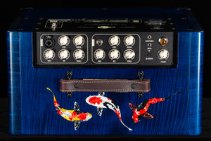 Taylor 2025 Custom #41 Koi C17e Acoustic-electric Guitar & Circa 74 Koi Amp Bundle, Living Jewel Blue (074)