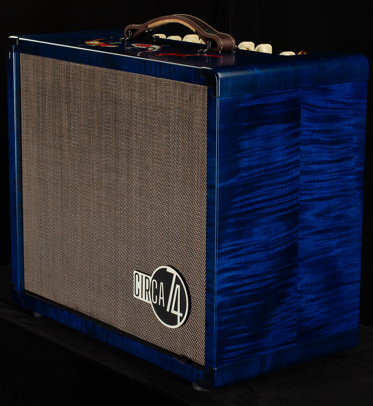 Taylor 2025 Custom #41 Koi C17e Acoustic-electric Guitar &amp; Circa 74 Koi Amp Bundle, Living Jewel Blue (074)