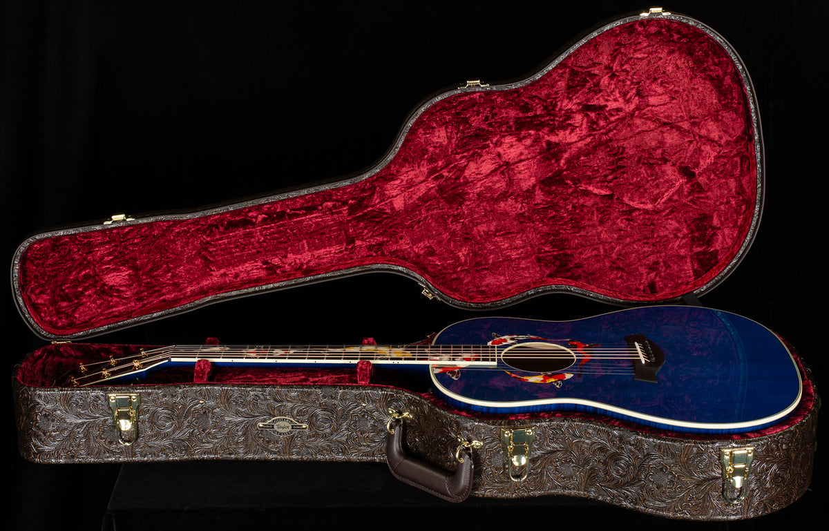 Taylor 2025 Custom #41 Koi C17e Acoustic-electric Guitar &amp; Circa 74 Koi Amp Bundle, Living Jewel Blue (074)