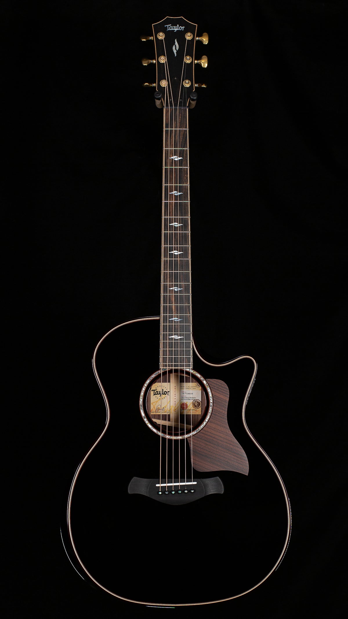 Taylor Next Generation Builder's Edition 814ce Indian Rosewood/Adirondack Spruce Blacktop (055)