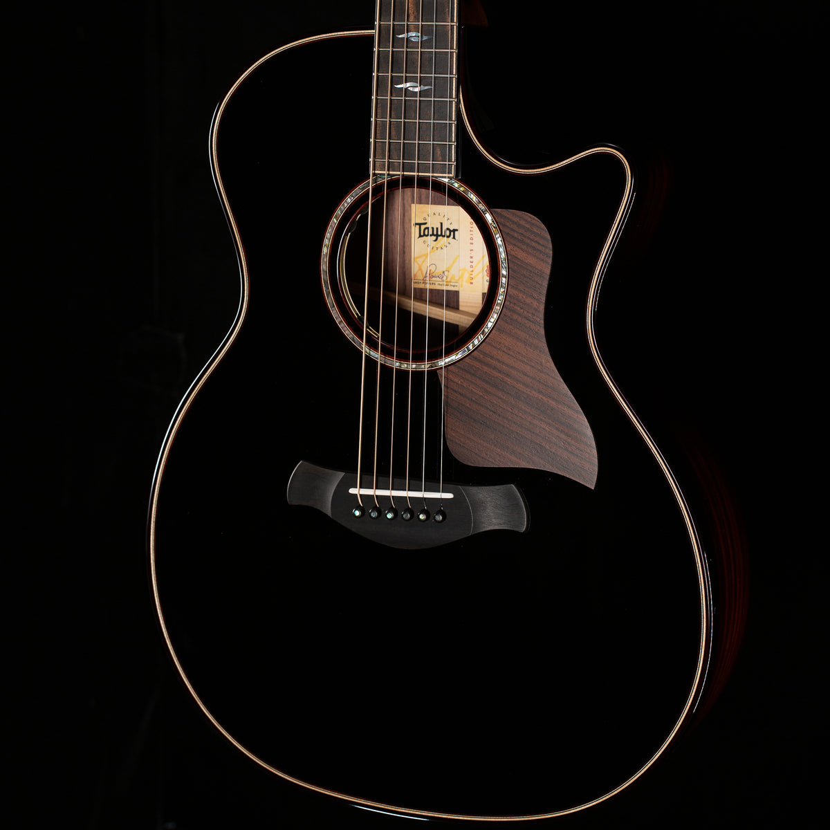 Taylor Next Generation Builder's Edition 814ce Indian Rosewood/Adirondack Spruce Blacktop (055)