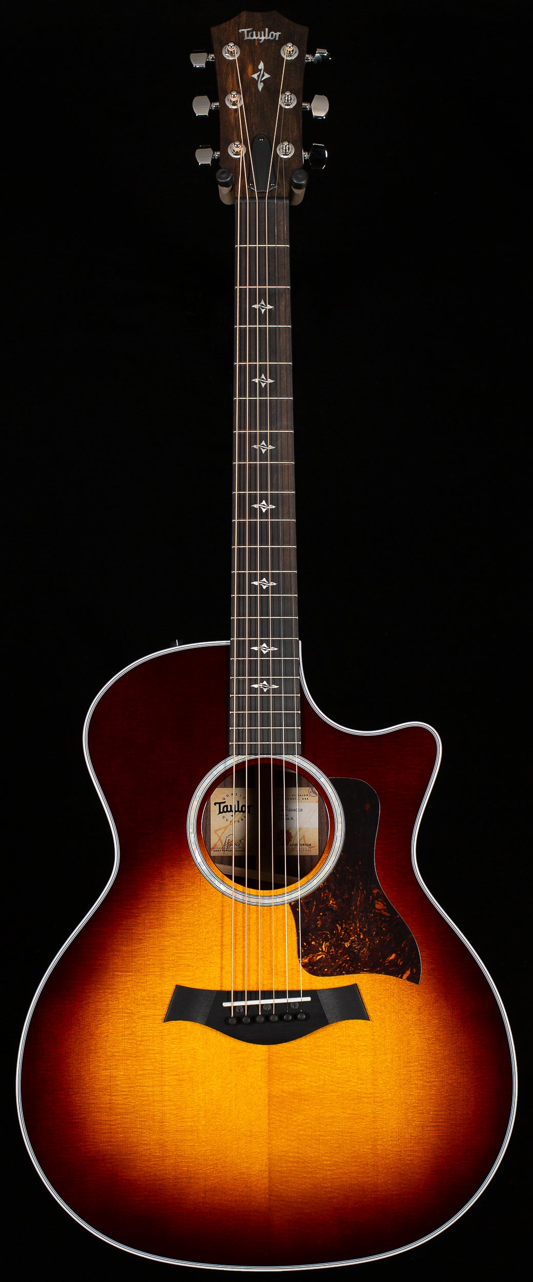 Taylor 414ce Indian Rosewood Tobacco Sunburst Top (012)