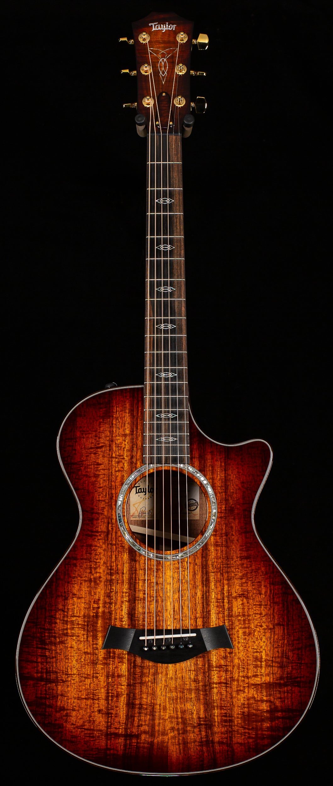 Taylor Custom TF Koa/Koa Celtic Inlays (002) - Willcutt Guitars