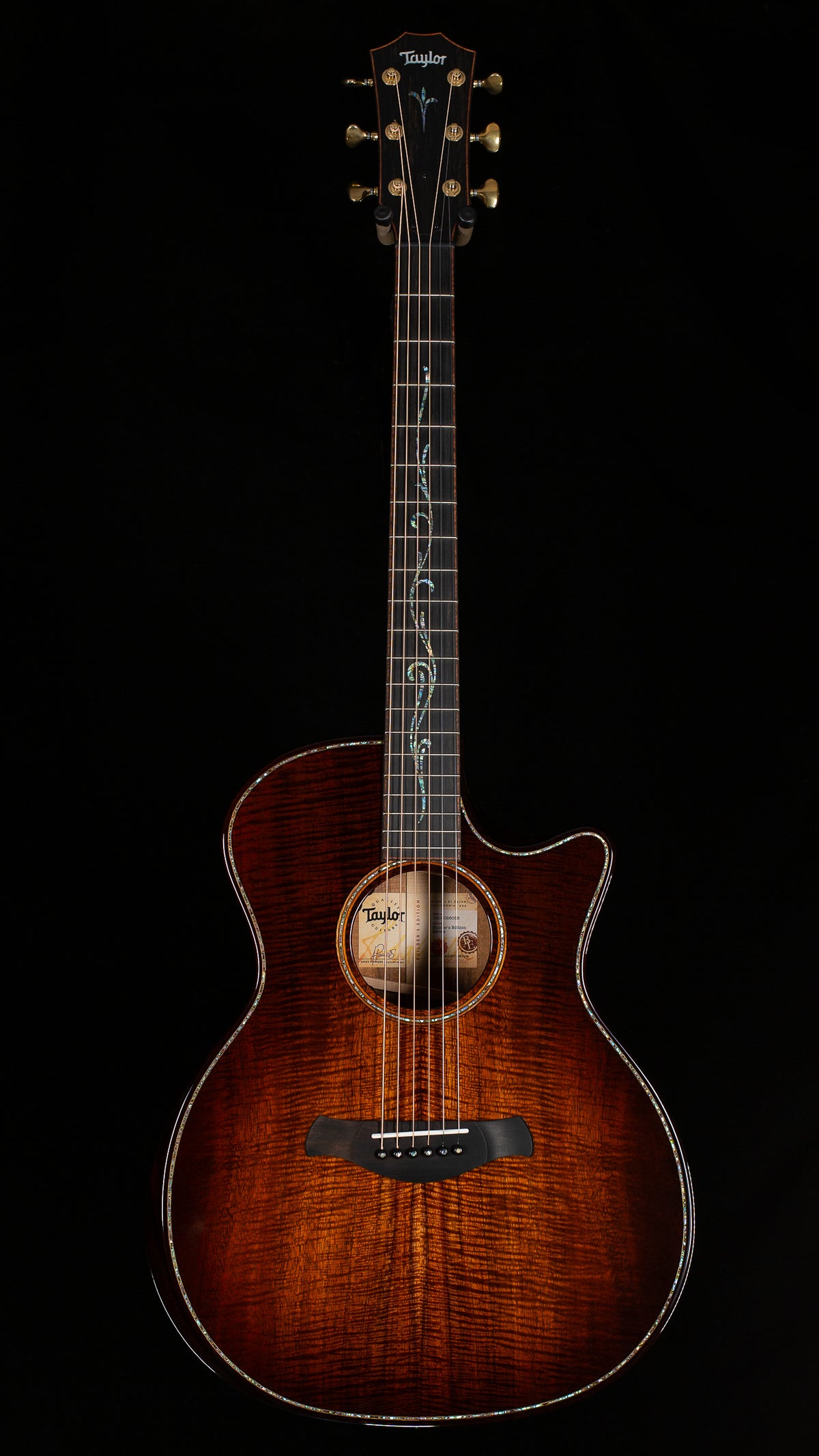 Taylor Next Generation Builder's Edition K24ce Grand Auditorium Figured Hawaiian Koa (056)
