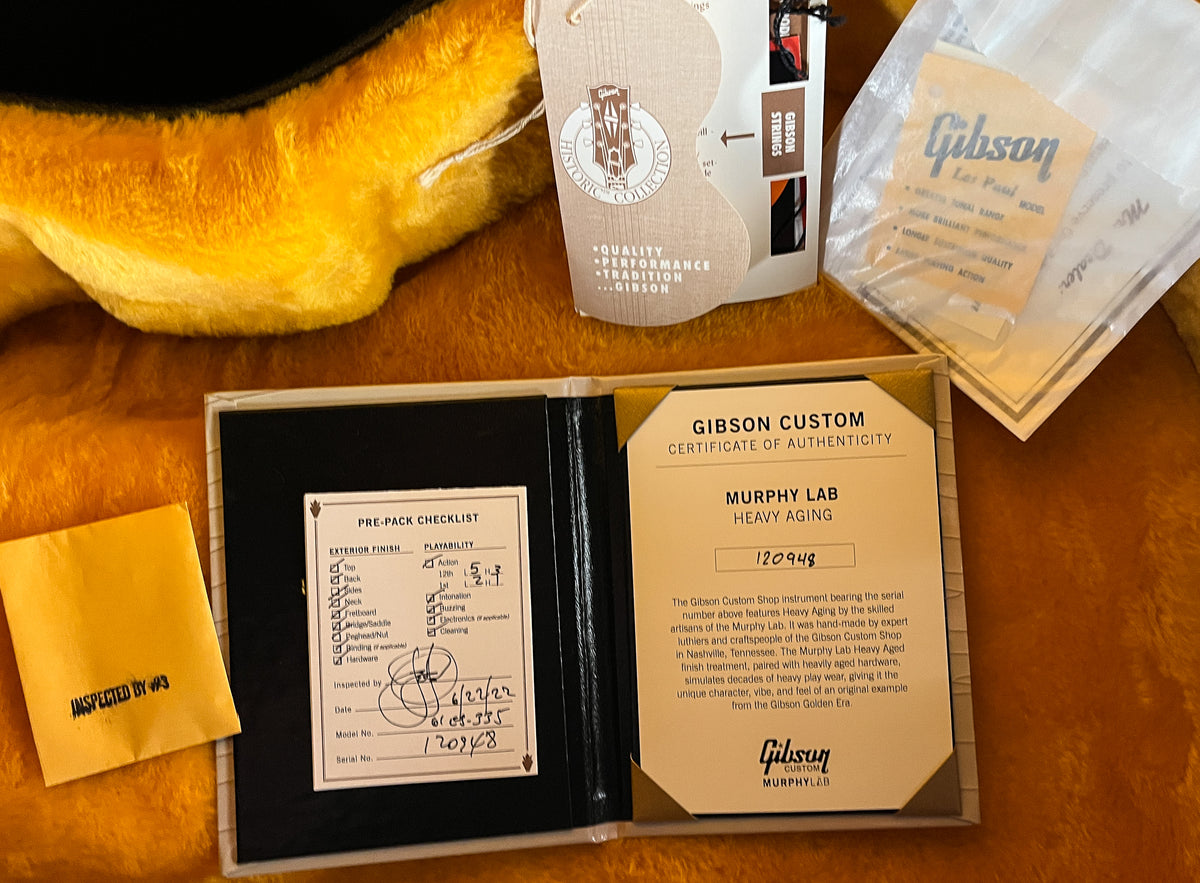 2022 Gibson Custom Shop Murphy Lab &#39;61 ES-335 Reissue Heavy Aged Cherry