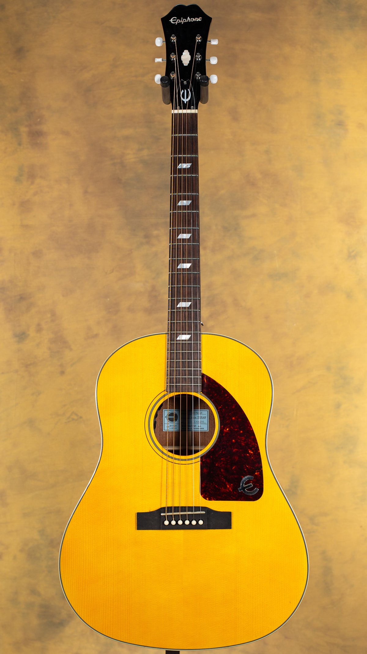 2012 Epiphone Inspired by 1964 Texan FT-79 Antique Natural w/ Hardshell Case