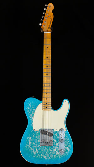 Underwood Guitars E Style Blue Flower
