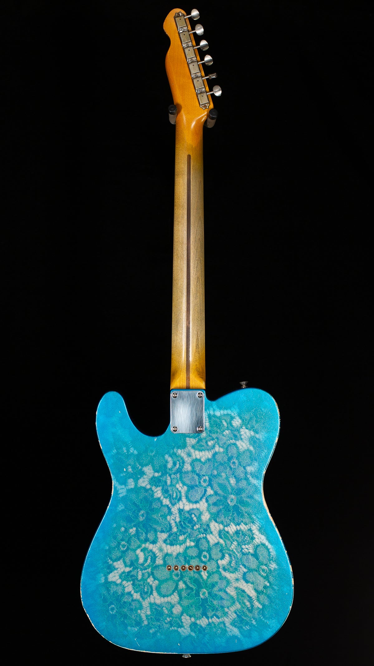 Underwood Guitars E Style Blue Flower