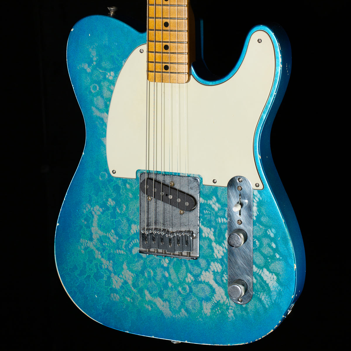 Underwood Guitars E Style Blue Flower