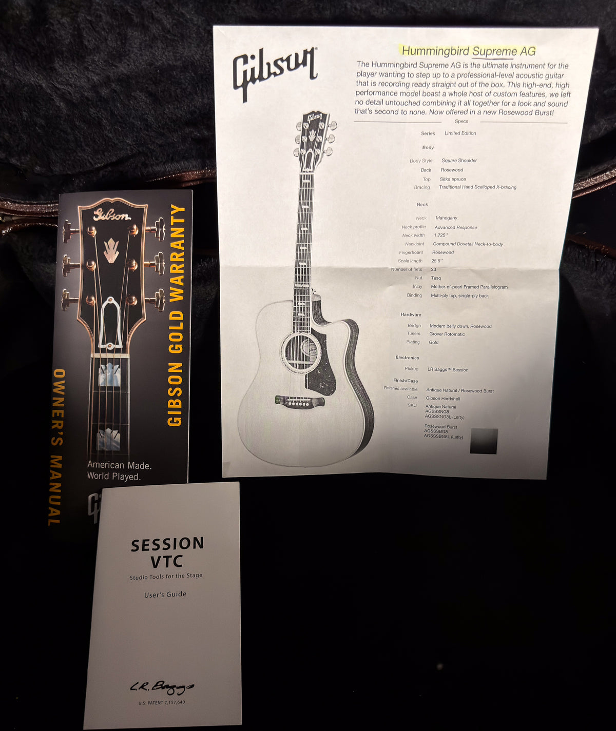 2017 Gibson Hummingbird Supreme Avant Garde AG