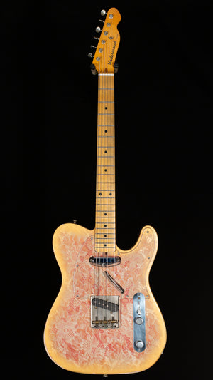 Underwood Guitars T Style Gold Red Flower
