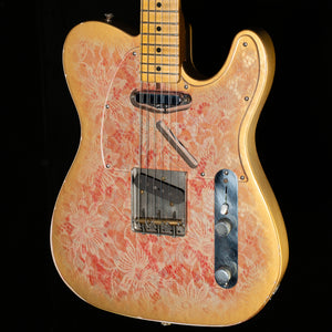 Underwood Guitars T Style Gold Red Flower