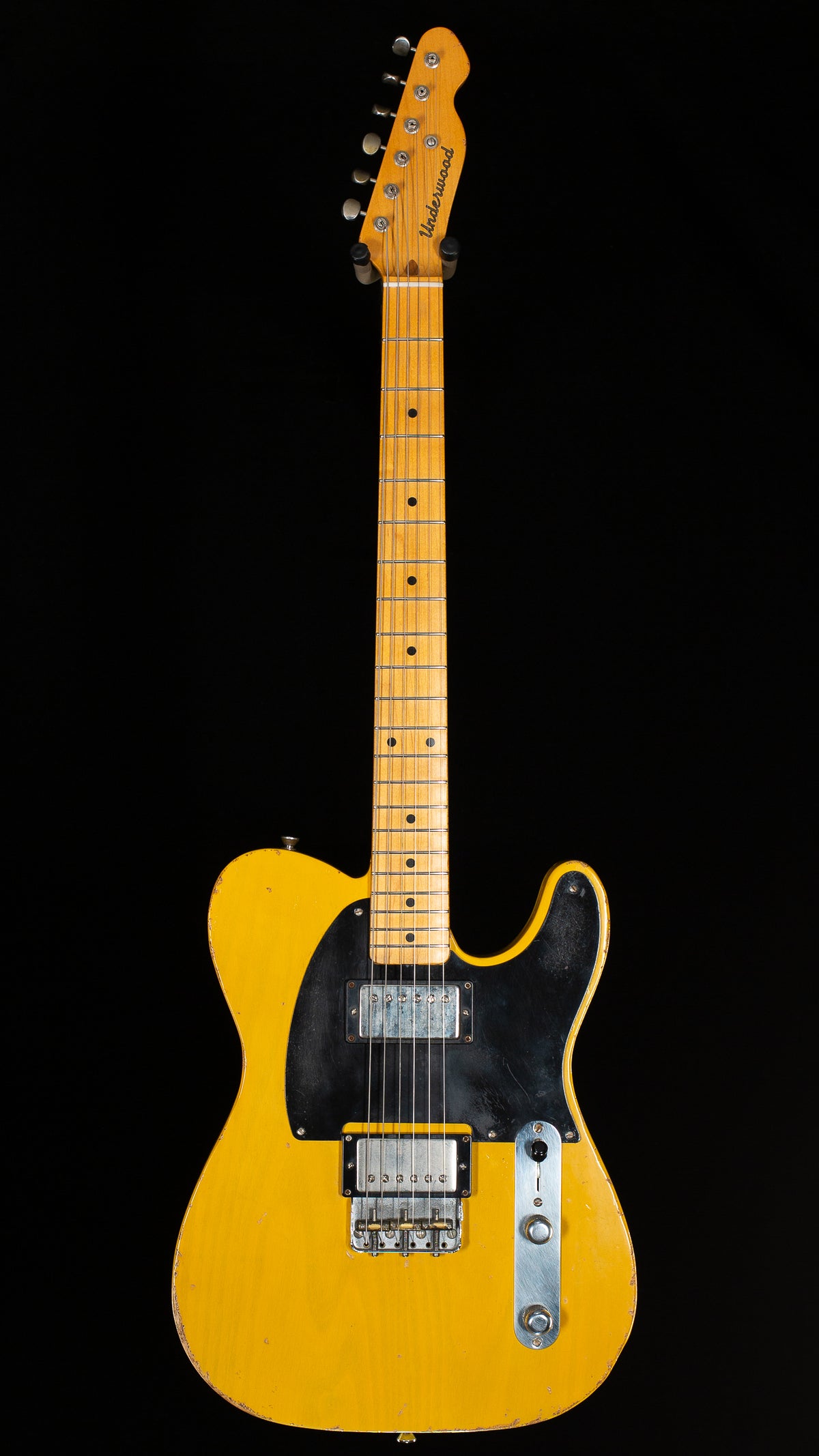 Underwood Guitars '50s T Style Doublebucker Butterscotch Blonde