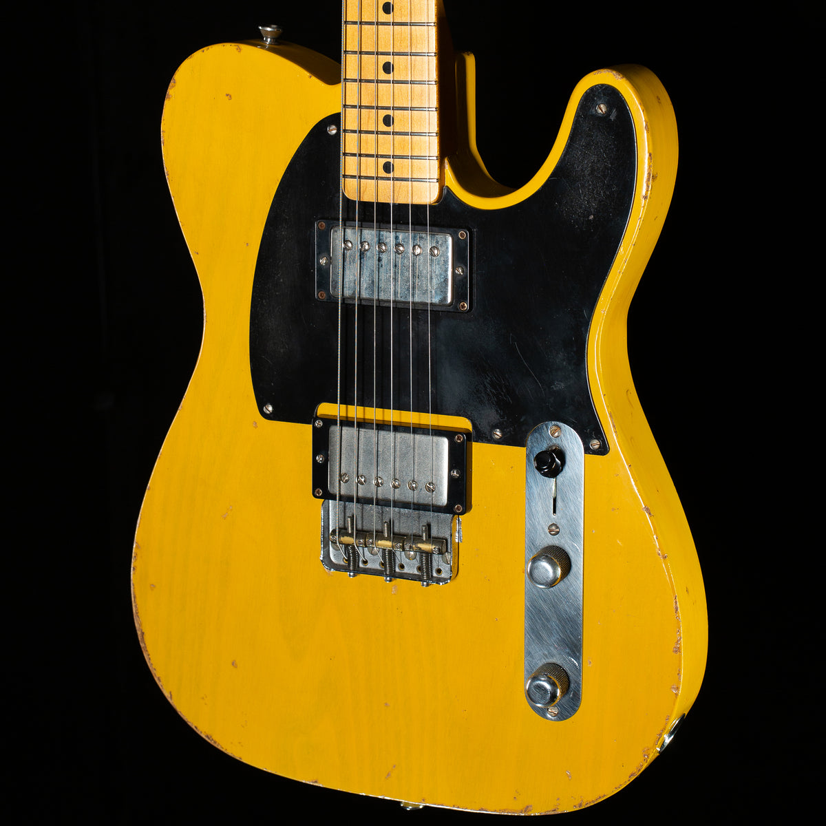 Underwood Guitars '50s T Style Doublebucker Butterscotch Blonde