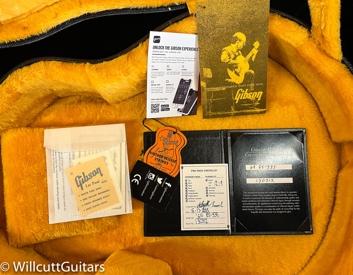Gibson Custom Shop 1964 ES-335 Willcutt Exclusive Pelham Blue VOS (312)