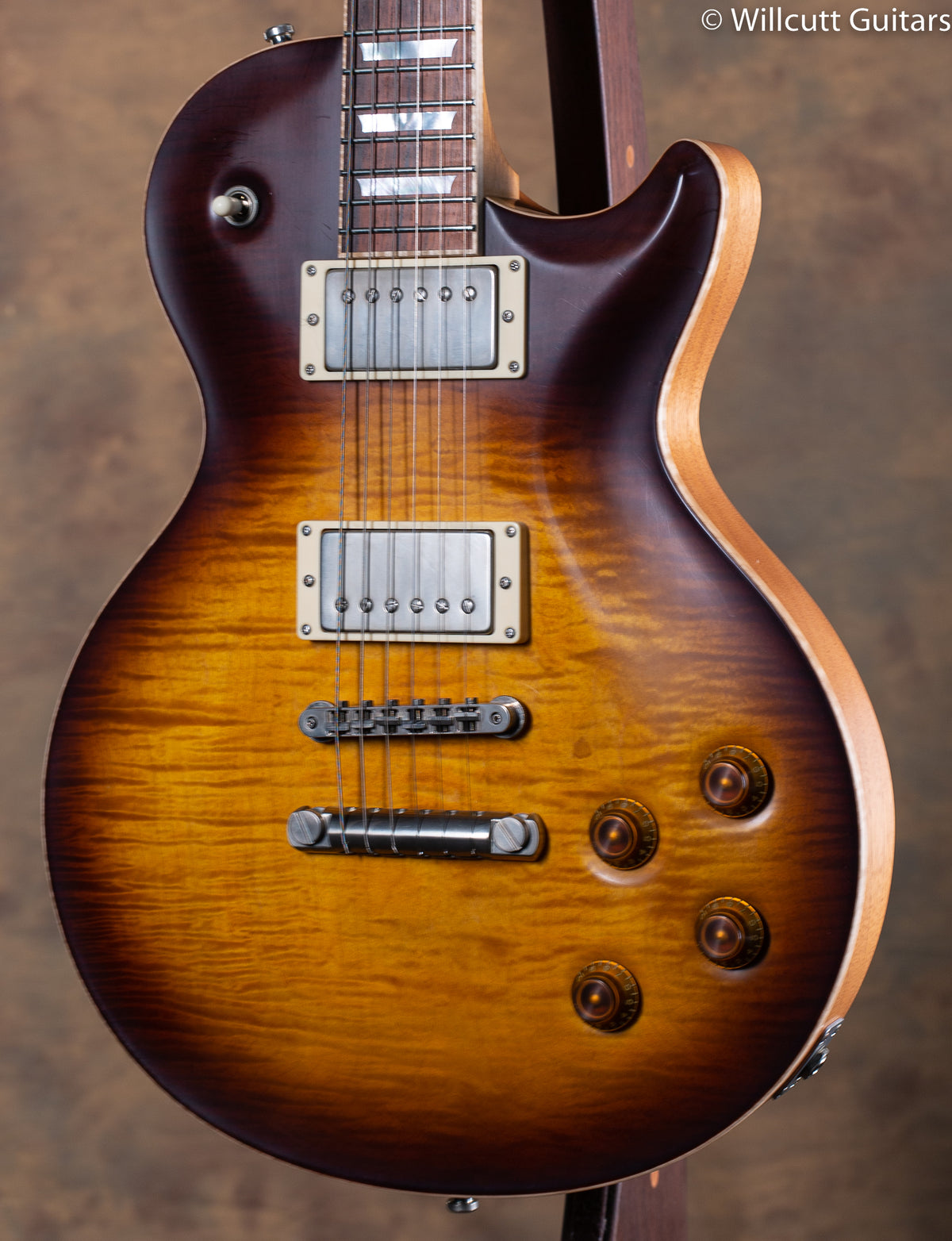 Nik Huber Orca '59 Tobacco Burst One-Piece Top Brazilian Fingerboard