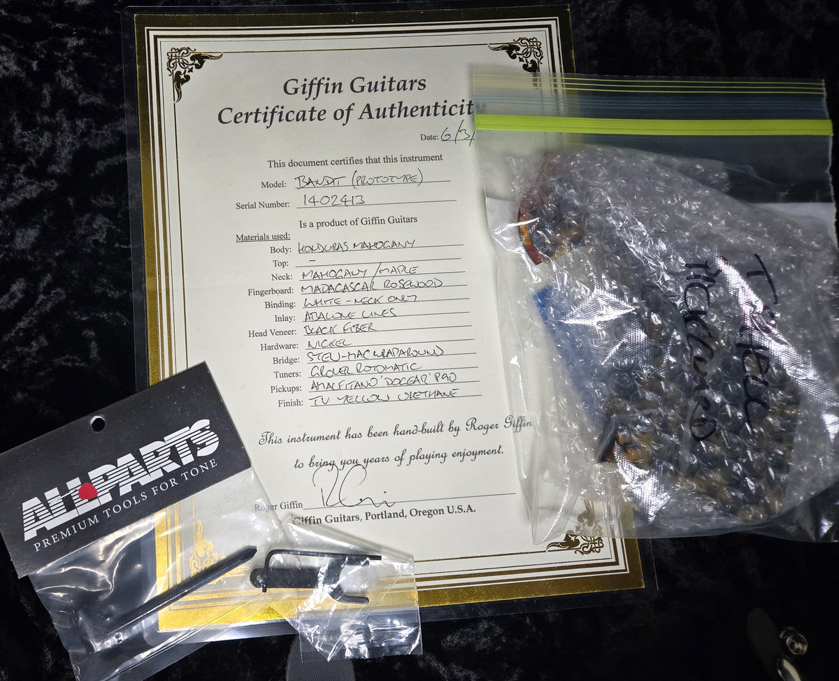 Giffin Bandit S/C Prototype TV Yellow (413)
