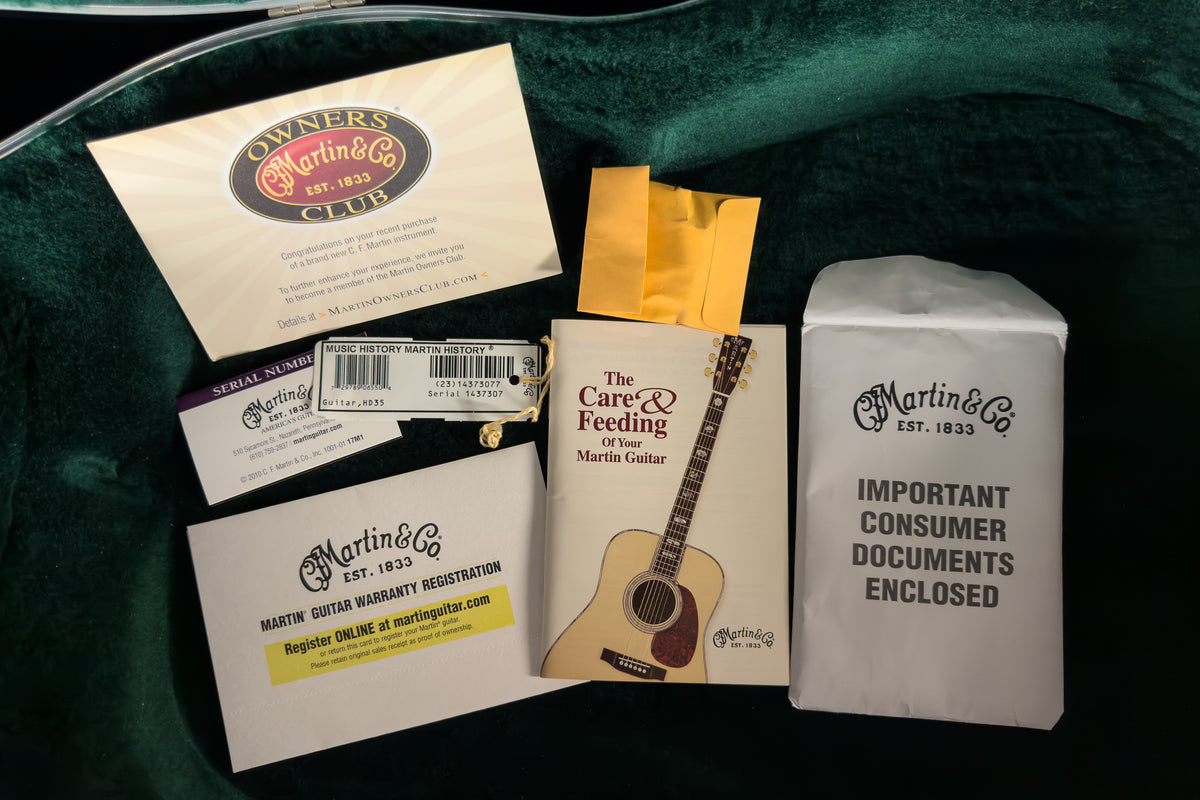 2010 Martin HD-35 Acoustic Guitar