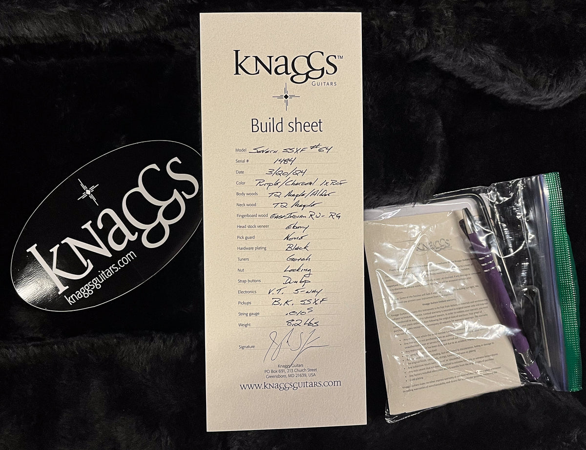 Knaggs Steve Stevens Severn SSXF Purple/Charcoal (484)