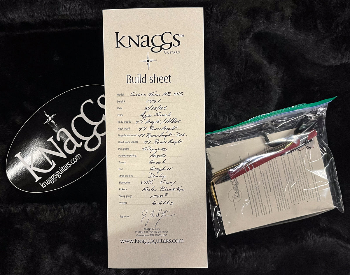 Knaggs Chesapeake Severn Trem HB SSS Aged Scotch Tier 1 (491)